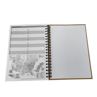 Lieferanten Benutzer definiertes Logo Schule Briefpapier Umwelt freundlich Recycelt Glitter Dickes Schwarzes Notizbuch Papier Kraft Stein Papier Notizbuch