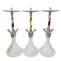 LVhe T-043Q Hot Selling Factory Price Hookah Supplies 4 Pipe Shisha Wholesale Hookah Set