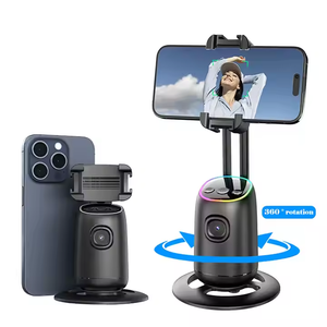P05 Penstabil Ponsel <span class=keywords><strong>Gimbal</strong></span> AI 360 Pengenalan Wajah Pelacakan Dual Cold Shoe Pengenalan Gerakan Selfie Siaran Langsung - Product Image 1