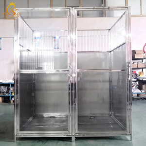 EUR VET Chenil personnalisé en acier inoxydable pour chiens d'intérieur et d'extérieur pour clinique de toilettage d'animaux domestiques - Product Image 4