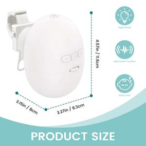 Mecedora Automática Portátil para Bebés con Vibración, 2 Luces y 3 Sonidos Musicales, Mecedora Ajustable para Recién Nacidos - Product Image 2