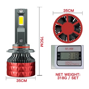 ไฟหน้ารถยนต์ D60 Faros Led กำลังสูง 130W 6000k ไฟ LED สำหรับออฟโรด SUV ATV H1 H3 9005 9006 H7 H11 H4 ไฟ LED รถยนต์ 12v - Product Image 4