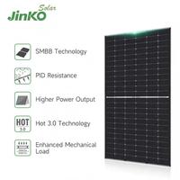 Panneau solaire JinkoSolar Tier 1 650-670W Tiger Neo 3.0 N-Type pour module PV monocristallin bifacial à demi-cellules double verre JKM66QL6-BDV