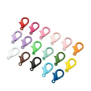 Factory Wholesale New Style Charms Jewel Lobster Clip Colorful Key Chain Accessories