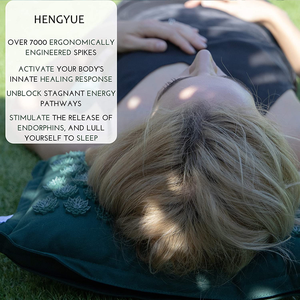 Новые экологически чистые натуральные пластиковые шипы, льняной коврик для акупрессуры с сумкой (с патентом ЕС) - Product Image 2