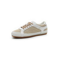 Baskets rétro en cuir véritable et daim pour femmes, résistantes à l'usure, antidérapantes, avec semelle en caoutchouc, support OEM ODM, chaussures décontractées