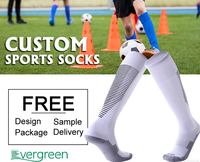Chaussettes de compression hautes unisexes professionnelles unisexes pour la course à pied et le cyclisme OEM Factory Direct