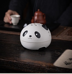 MSH Panda gigante grande bobina creativa di incenso zanzariere bruciatore piatto in ceramica - Product Image 6
