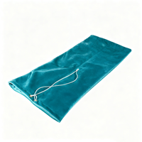 Couleur personnalisée rose vert clair américain Mah Jong Rack sac de rangement voyage Mahjongg Rack velours sac à cordon
