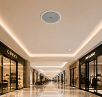 5 pouces PA haut-parleur 100V 3W/6W 8ohm impédance systèmes de plafond commerciaux pour Restaurants écoles centres commerciaux bureaux
