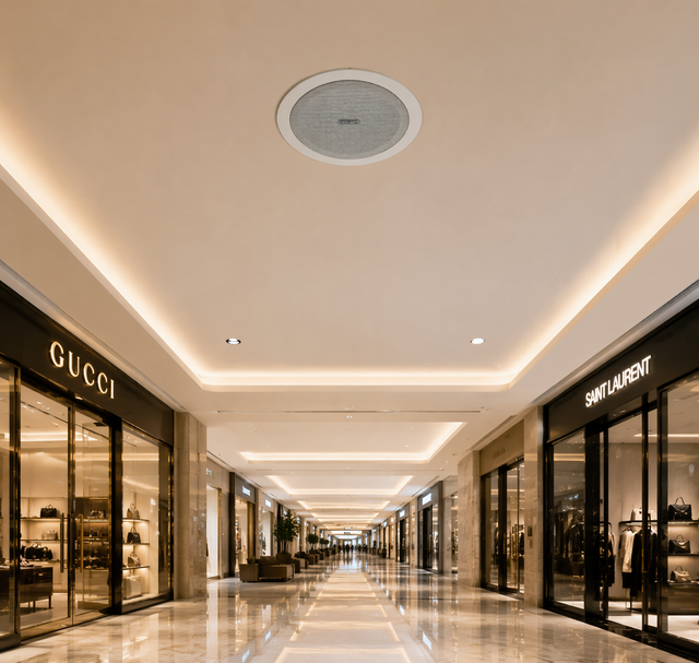 5 Inch PA Speaker 100V 3W/6W 8ohm Impedance Commercial Ceiling Systems for Restaurants Schools Malls Offices