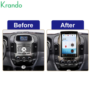 วิทยุติดรถยนต์ระบบแอนดรอยด์ Krando ขนาด 12 นิ้ว สไตล์เทสล่า สำหรับรถยนต์ฟอร์ด เรนเจอร์ F250 ไวลด์แทรค ปี 2012-2015 พร้อมระบบนำทาง GPS สเตอริโอ และ CarPlay ไร้สาย - Product Image 2
