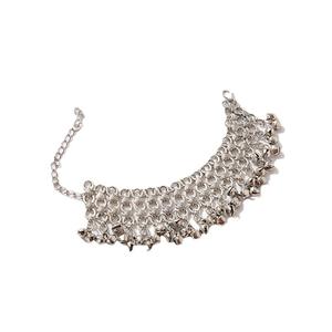 Cheville en alliage motif cloche ethnique plaqué argent antique pour femme, bijou de mode pour soirée 2024 - Product Image 5