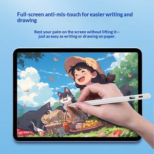 עט סטיילוס מגנטי קיבולי לתצוגה דיגיטלית סיטונאי, לאייפד, טאבלט, טעינה מסוג C, מסך מלא, נגד מגע - Product Image 3