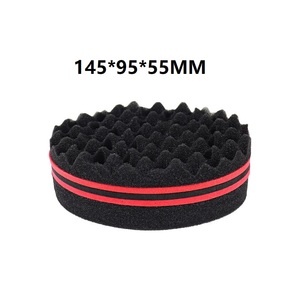 Éponge torsadée pour les cheveux avec logo personnalisé Éponge à friser à deux faces pour coiffeur <span class=keywords><strong>Afro</strong></span> Coil - Product Image 3