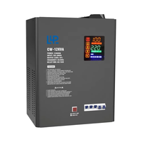 Stabilisateur électrique AC KEBO 12KVA monophasé, type relais, régulateur de tension automatique, protection contre les surtensions pour appareils électroménagers, LED