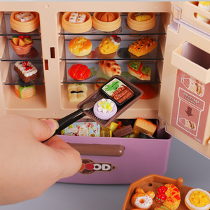 Mini chariot de <span class=keywords><strong>cuisine</strong></span> simulé, ensemble de jouets décoratifs, modèle miniature pour maison de poupée, aménagement de micro-<span class=keywords><strong>cuisine</strong></span> - Product Image 4