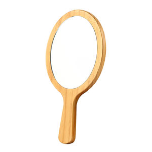 กระจกแต่งหน้าไม้ไผ่เป็นมิตรกับสิ่งแวดล้อมกระจกสี่เหลี่ยมผืนผ้าทนทานประหยัดพื้นที่ของตกแต่งบ้านสมัยใหม่โลโก้ตามสั่ง - Product Image 1