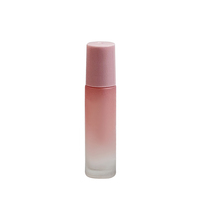 Flacons à bille pour huiles essentielles de 10 ml et 5 ml, finition mate, verre recyclable avec boîte en carton, emballage cosmétique
