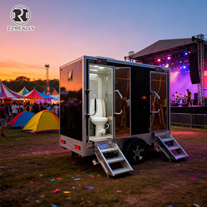 Baño Portátil Público para Adultos para Eventos de Campamento 2026, Remolque de Baño Móvil con Ducha - Product Image 4