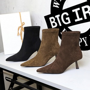 <span class=keywords><strong>Bottines</strong></span> pour femmes, noires, à talons aiguilles, gladiateur, en <span class=keywords><strong>cuir</strong></span> PU, <span class=keywords><strong>bottines</strong></span> à talons fins, à fermeture éclair, chaussures de luxe de créateur - Product Image 3