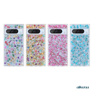 Funda de Resina Epoxi Aikusu para Google Pixel 8 7a 6a, Funda de Teléfono de TPU y PC Dorada para Google Pixel 8 Pro, Funda Protectora Antigolpes - Product Image 5