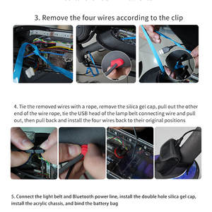 Nueva Tira de Luces LED para Patinete Eléctrico <span class=keywords><strong>M365</strong></span>/<span class=keywords><strong>Pro</strong></span>/<span class=keywords><strong>Pro</strong></span> 2/1S, Decorativa, de Seguridad para Ciclismo Nocturno, Acrílica, LED de 1m, Estroboscópica - Product Image 4