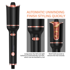 Bigoudi Automatique Multifonction Vagues Céramique Cheveux Bouclés Bâton <span class=keywords><strong>Fer</strong></span> Professionnel Styling Outils Baguette <span class=keywords><strong>Fer</strong></span> À <span class=keywords><strong>Friser</strong></span> Noir - Product Image 5
