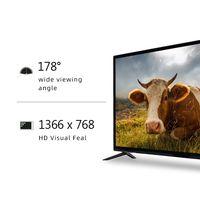 Televisor Inteligente Android 9.0 de Pantalla Plana de 32 Pulgadas, Televisor LED de 32 Pulgadas con DVB-T2/S2