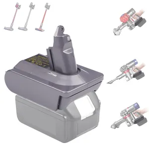 Para Dyson V8 adaptador de batería para Makita 18V batería de litio convertir para Dyson V7 V8 reemplazo de batería