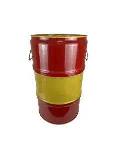 Emballage métallique de processus de stratification de vente chaude tambour d'huile galvanisé de 60 litres