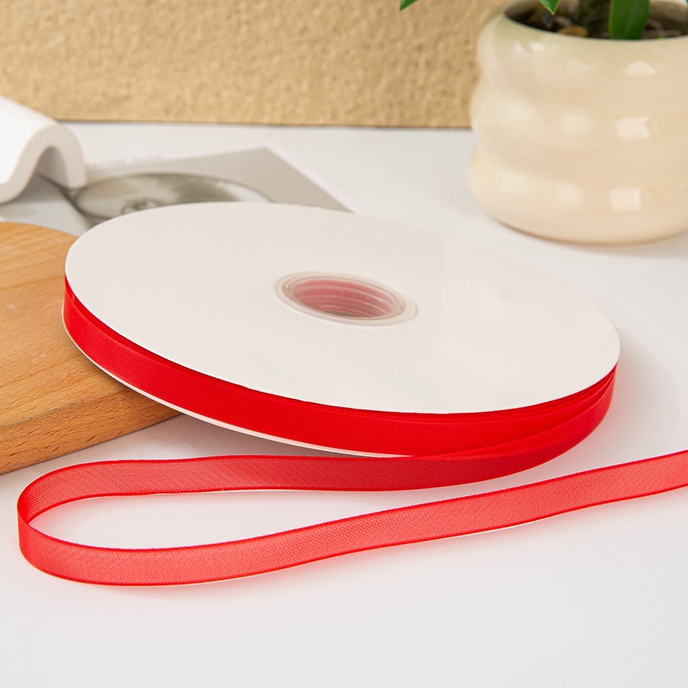 Rouge vif-1 cm, 100 mètres par rouleau