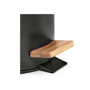 Zeller Present Kosmetikeimer soft-close 3l Ø 16,8x24cm Metall/Bambus schwarz - Product Image 3