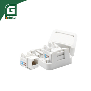 GETEKnet OEM ODM Connecteurs <span class=keywords><strong>RJ45</strong></span> UTP Cat6a Blancs, Jack Modulaire Keystone <span class=keywords><strong>RJ45</strong></span> pour Pièces Télécom - Product Image 6