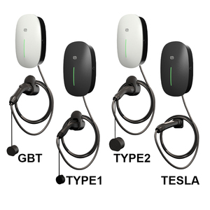 Smart Wall Mounted EV Charger Gun Com Indicador LED Para Veículos Elétricos type2 Carregamento Rápido E Design Impermeável - Product Image 5