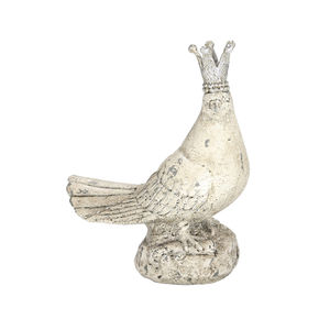 6 인치 홈 장식 수지 골동품 골드 버드 입상 Polyresin 조류 동상 록 Polystone 조류 액세서리 - Product Image 3