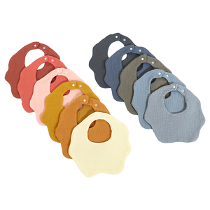 Bavoirs en coton biologique pour <span class=keywords><strong>bébé</strong></span> nouveau-né, bavoirs bandana pour <span class=keywords><strong>bébé</strong></span> <span class=keywords><strong>fille</strong></span>, 100% coton, logo personnalisé, emballage tendance - Product Image 1