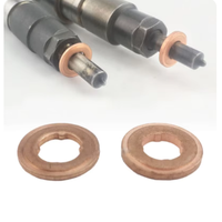 100 unidades de juntas de cobre, arandelas y juntas tóricas de 7x15mm y 7x13mm para inyectores Common Rail diésel y reparación de émbolos de bomba de combustible