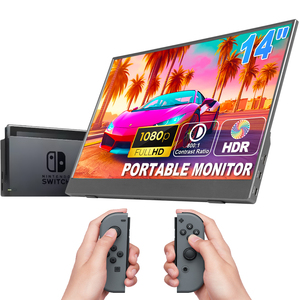Moniteur <span class=keywords><strong>portable</strong></span> 14 pouces pour ordinateur <span class=keywords><strong>portable</strong></span> Extension FHD IPS Display HDR Type-C Port haut-parleur intégré pour les jeux Design léger ODM - Product Image 1