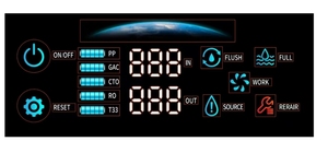 Purificateur d'eau sous comptoir 100 GPD OEM ODM sans réservoir, filtration 7 étapes, double TDS, système intelligent intégré, osmose inverse complète 7 étapes - Product Image 6