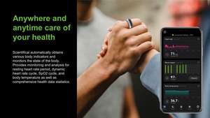 Ezhealth แหวนอัจฉริยะ<span class=keywords><strong>นิ้ว</strong></span>กันน้ำ5ATM ดูแลสุขภาพอัตราการเต้นของหัวใจออกซิเจนในเลือดอิ่มตัวติดตามการนอนหลับแหวนอัจฉริยะ - Product Image 6