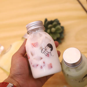 Botella PET Vacía de 8oz 250ml 270ml para Bebidas, Café, Leche, Té, con Tapa de Rosca, Personalizable con Serigrafía - Product Image 4