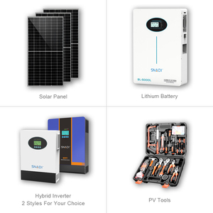 Hybrid <b>Solar</b> Energy System Full Package 3kW 5KW 10kw off Grid <b>Solar</b> System Complete <b>Kit</b> Energy System for Home Full Set - Product Image 2