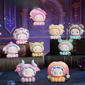 Venta al por mayor, nuevo, 100% oficial, 12 piezas/set, Lucky Emma Hey Zodiac Series, figuras de frijoles, caja sorpresa, adornos coleccionables para el hogar, mini juguetes - Product Image 5