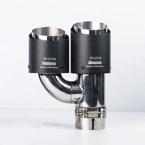 Universal H performance <span class=keywords><strong>double</strong></span> <span class=keywords><strong>sortie</strong></span> carbone silencieux auto fin tuyau modification voiture embout d'échappement pour Audi a4 <span class=keywords><strong>BMW</strong></span> série - Product Image 6