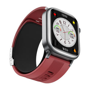 ساعة ذكية TK66 مع مضخة هواء وقياس ضغط الدم وفحص تخطيط القلب، شاشة AMOLED كاملة اللمس 2.06 بوصة مع خاصية SOS وNFC للرعاية عن بعد - Product Image 2