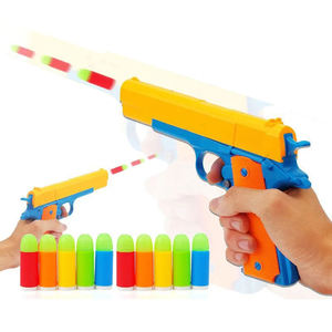 Pistola Giocattolo in Plastica Semi-automatica <span class=keywords><strong>per</strong></span> Bambini, <span class=keywords><strong>per</strong></span> Giochi di Tiro Tattico all'Aperto, con Caricatore Estraibile e Proiettili Morbidi, <span class=keywords><strong>per</strong></span> <span class=keywords><strong>Ragazzi</strong></span> - Product Image 1