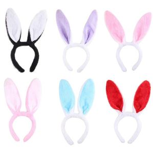 ที่คาดผมหูกระต่ายกระต่ายสัตว์สีดำสีชมพูสีขาวสำหรับเด็กผู้ใหญ่ผู้ชายผู้หญิง - Product Image 2