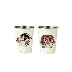 Taza para enjuague bucal de acero inoxidable Crayon Shin Chan, diseño de dibujos animados de acero 304 para niños y parejas, taza para beber resistente a roturas - Product Image 4
