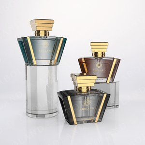 ขวดน้ำหอมดีไซน์พิเศษขนาด 100 มล. ขวดแก้วหรูหราคุณภาพสูง ขวดเปล่าสำหรับบรรจุน้ำหอมเกรดพรีเมียม - Product Image 1